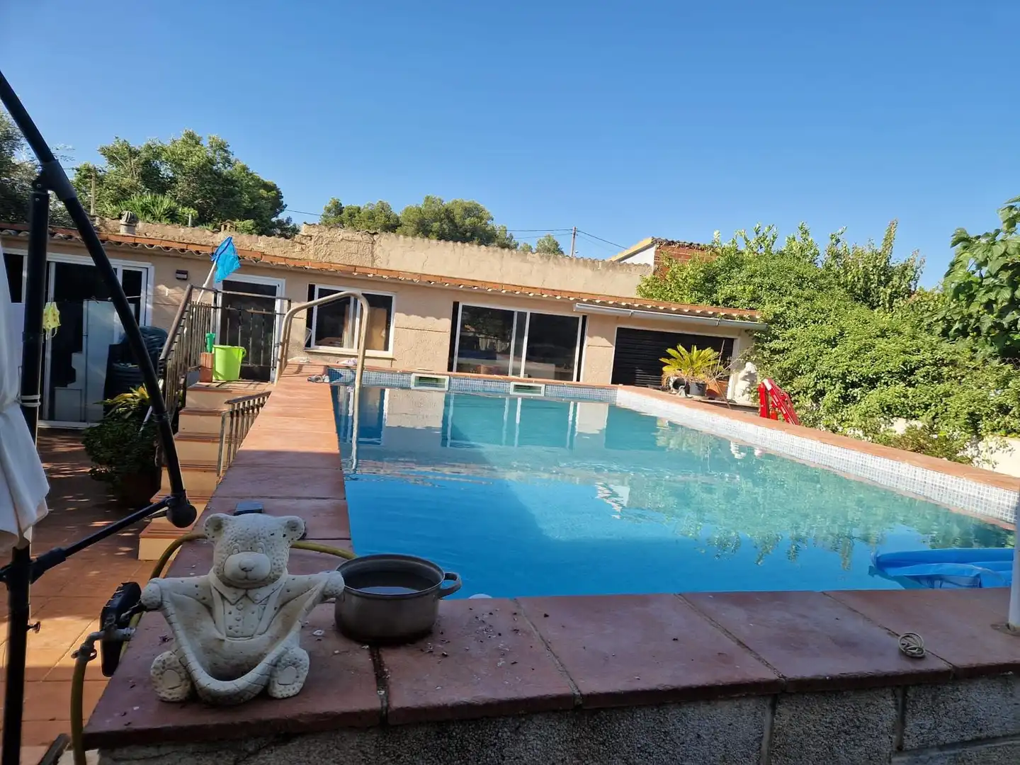 Swimming pool of Houses for sale in Valls  with Air Conditioner, Terrace and Swimming Pool