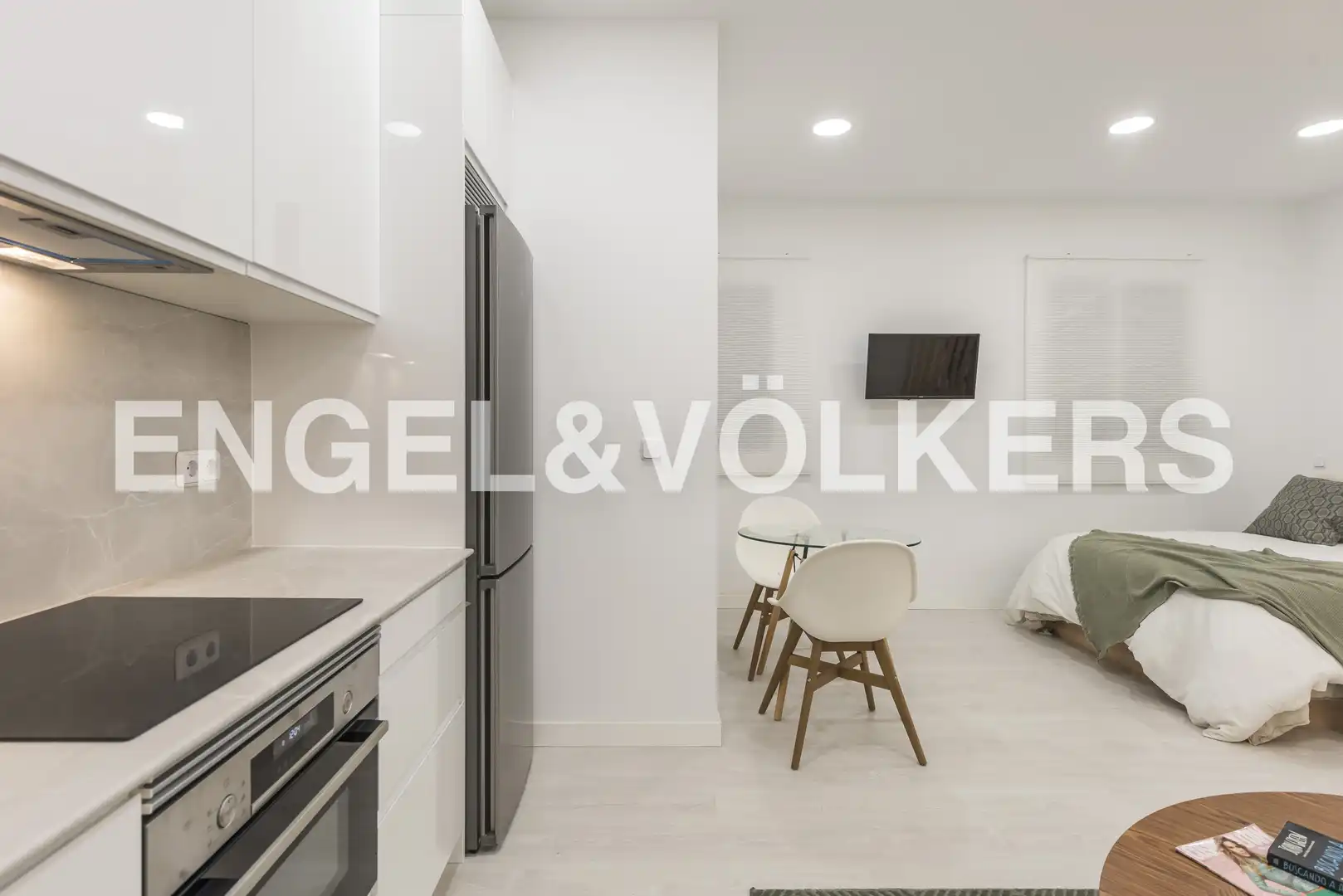 Cocina de Apartamento de alquiler en Madrid con Aire acondicionado y Calefacción