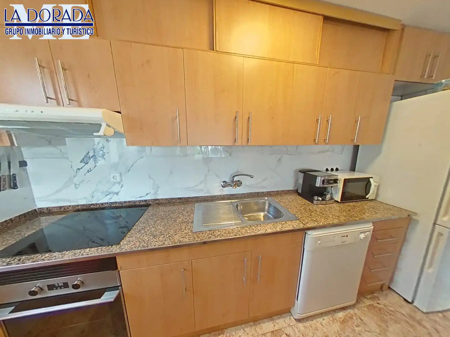 Kitchen of Flat for sale in Cambrils  with Air Conditioner, Furnished and Balcony