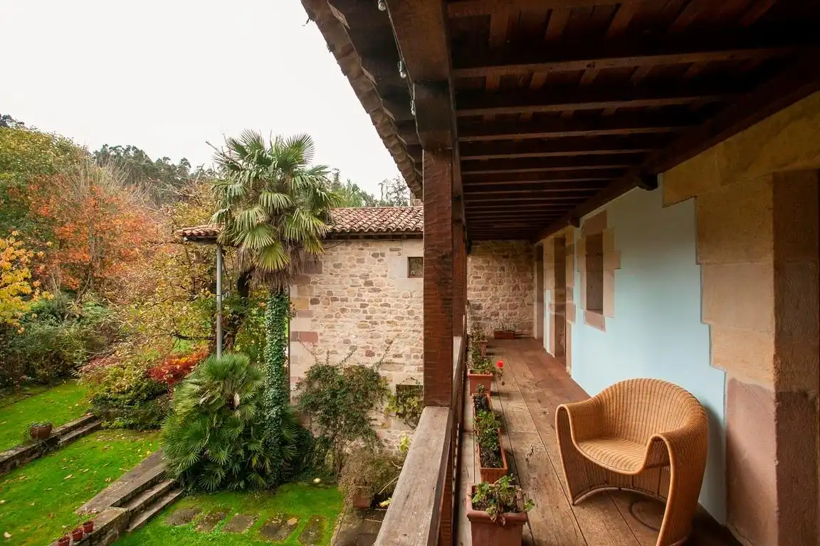 Terraza de Casa o chalet en venta en Mazcuerras con Jardín privado y Piscina