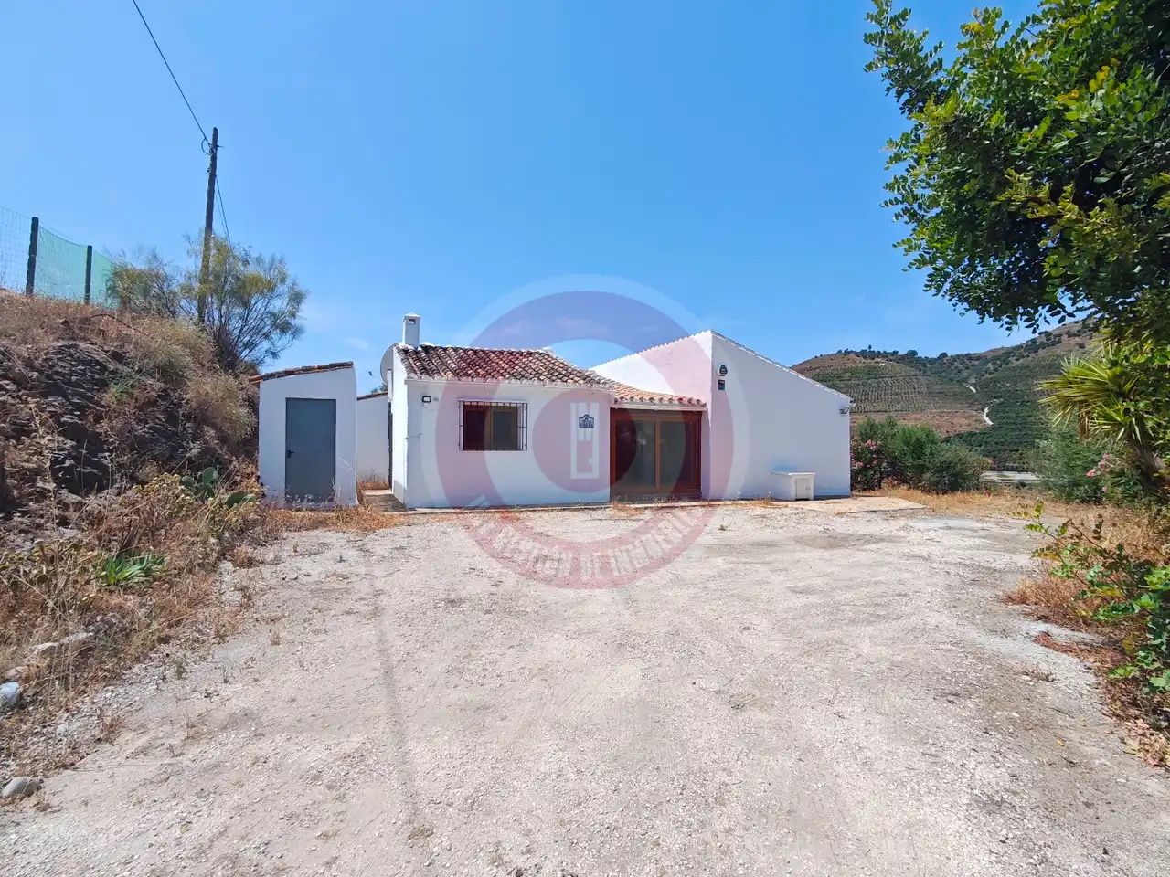 Exterior view of Houses for sale in Viñuela  with Private garden, Terrace and Swimming Pool
