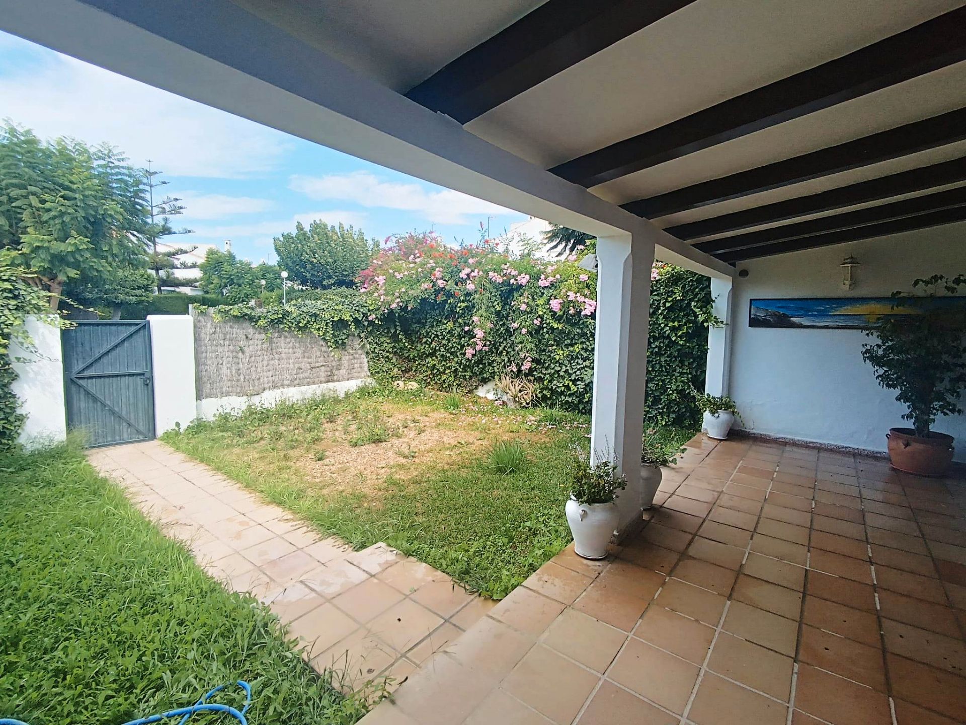 Garden of Single-family semi-detached for sale in El Puerto de Santa María  with Air Conditioner, Private garden and Terrace