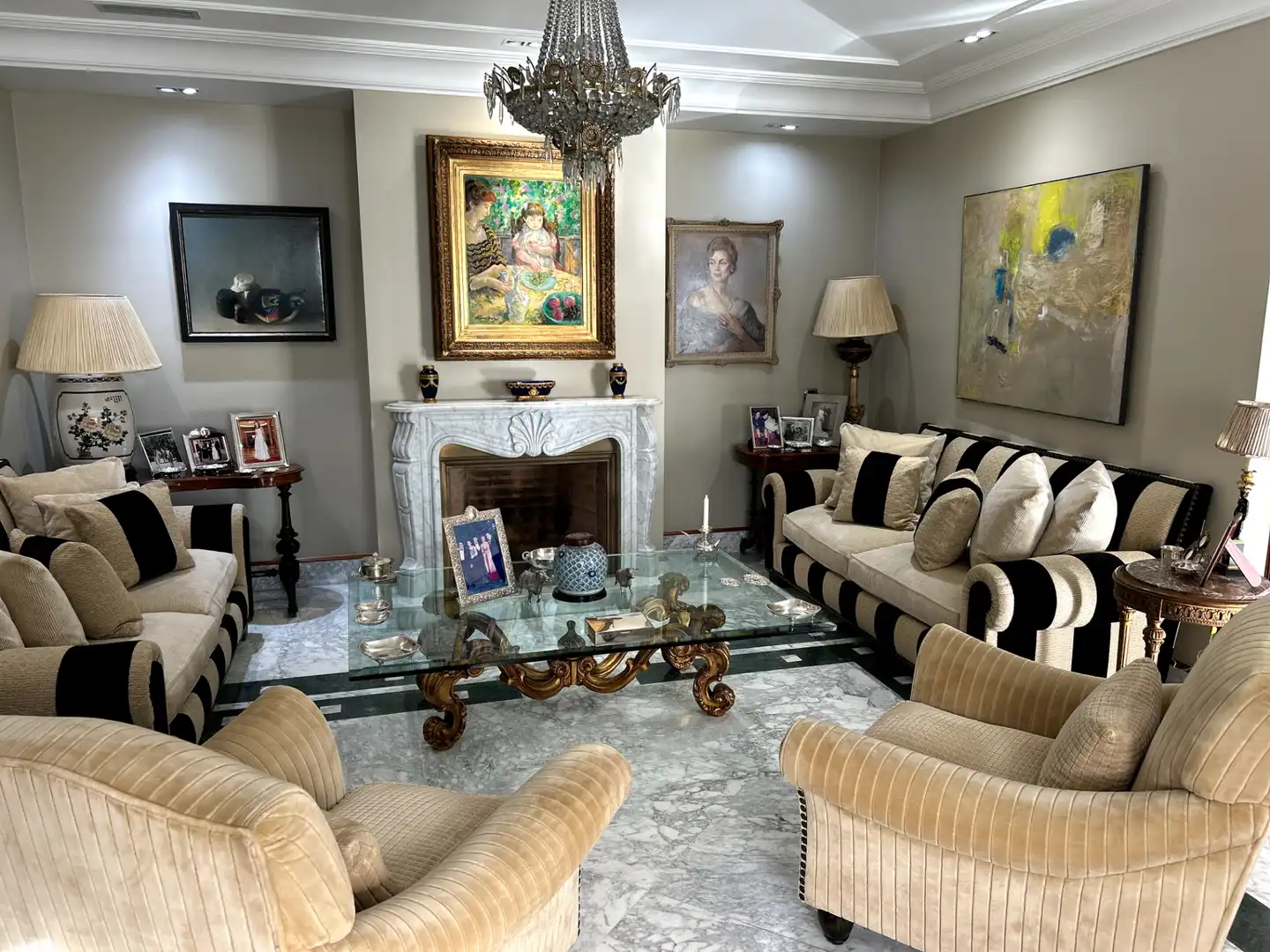 Sala de estar de Casa o chalet en venta en Madrid con Aire acondicionado, Calefacción y Jardín privado