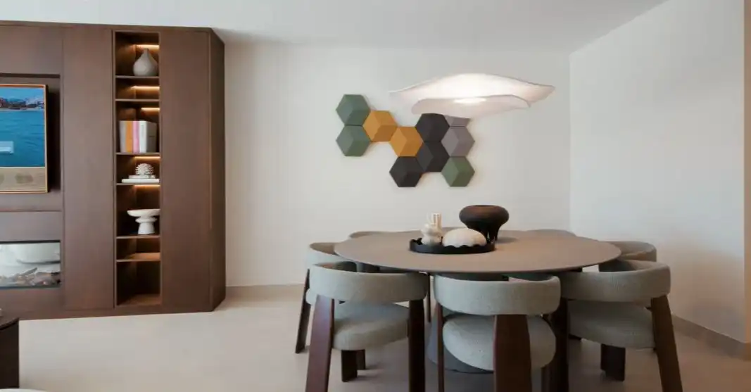 Dining room of Apartments for sale in Marbella  with Air Conditioner, Heating and Alarm