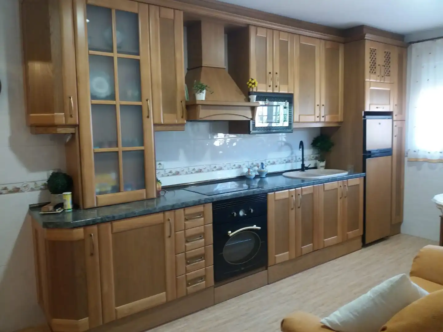 Cocina de Casa adosada en venta en Herencia con Calefacción, Terraza y Amueblado