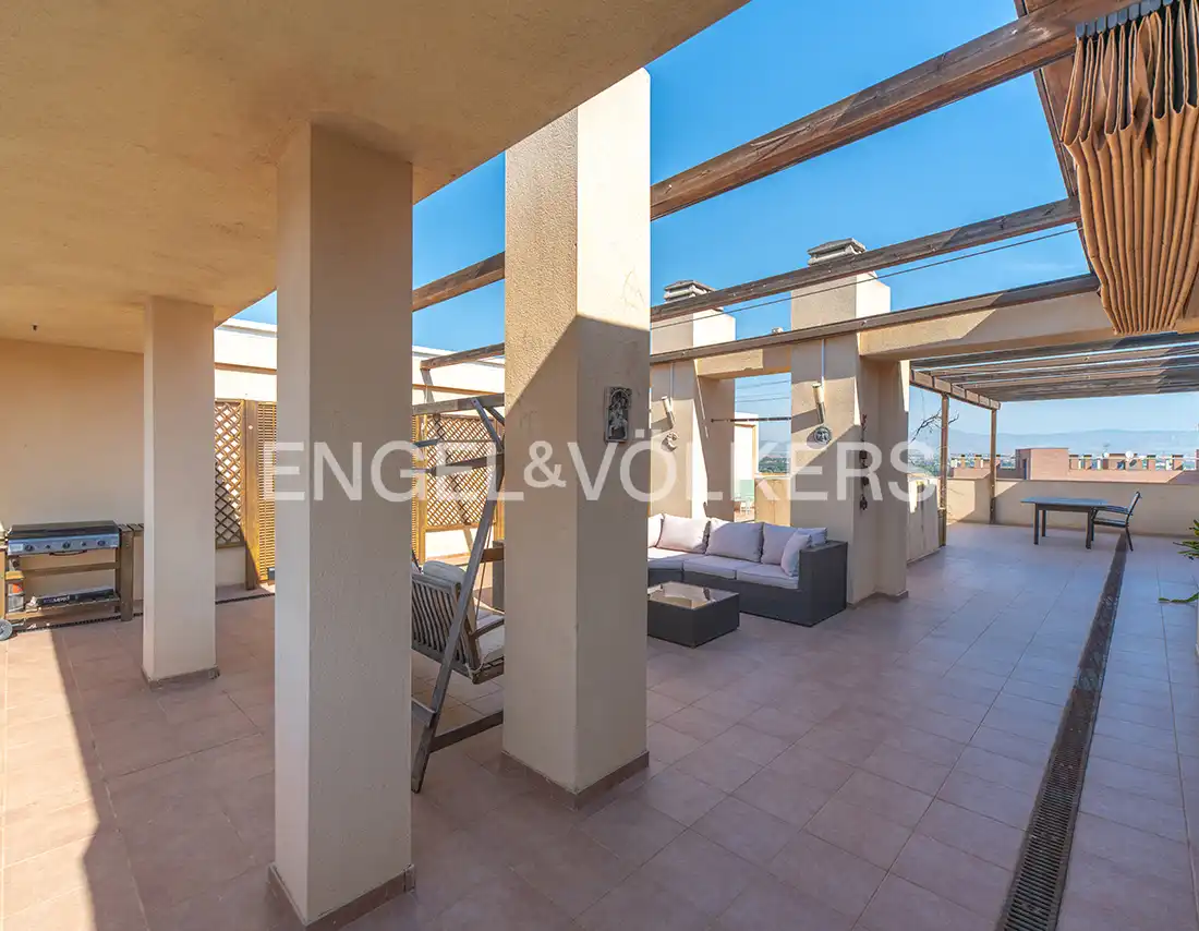 Terrace of Attic for rent in Alicante / Alacant  with Air Conditioner, Heating and Terrace