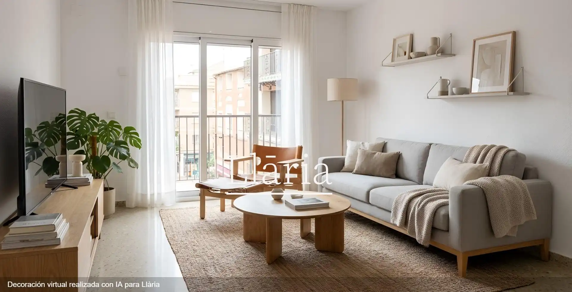 Sala de estar de Piso de alquiler en Torredembarra con Terraza y Balcón