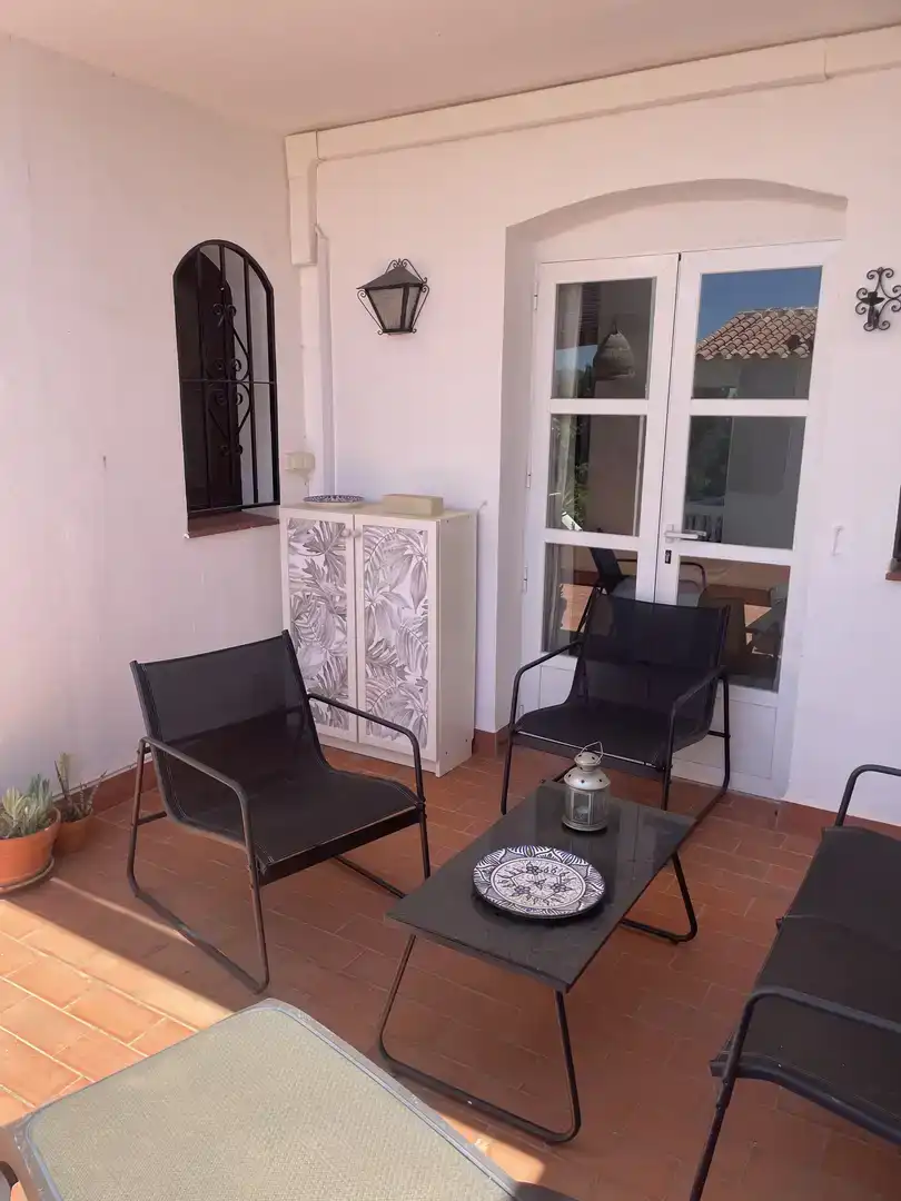 Terraza de Piso en venta en Nerja con Aire acondicionado, Jardín privado y Piscina