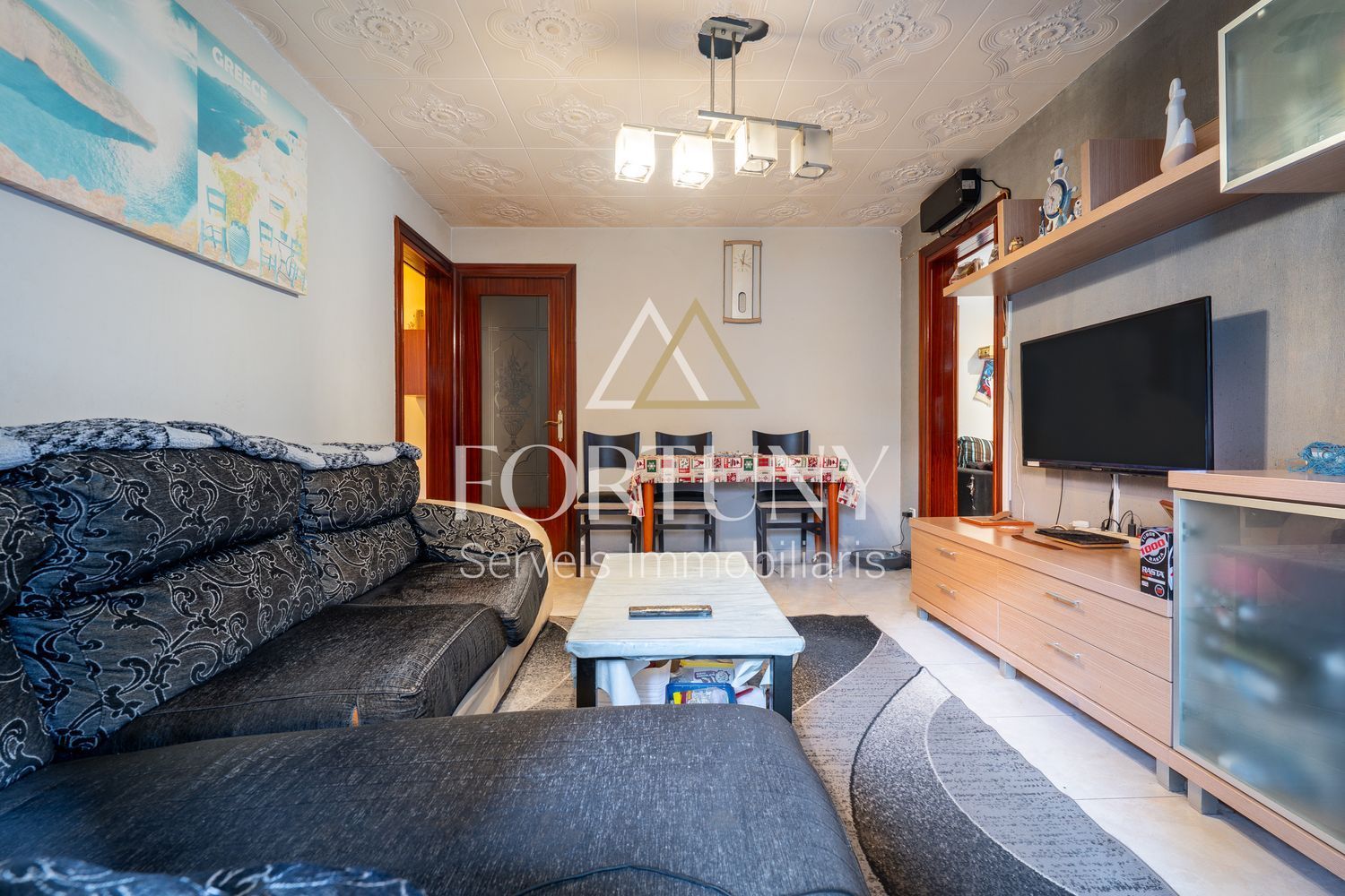 Living room of Flat for sale in El Vendrell  with Air Conditioner, Storage room and Balcony