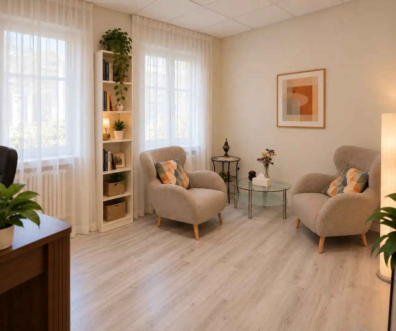Sala d'estar de Oficina de lloguer en Madrid