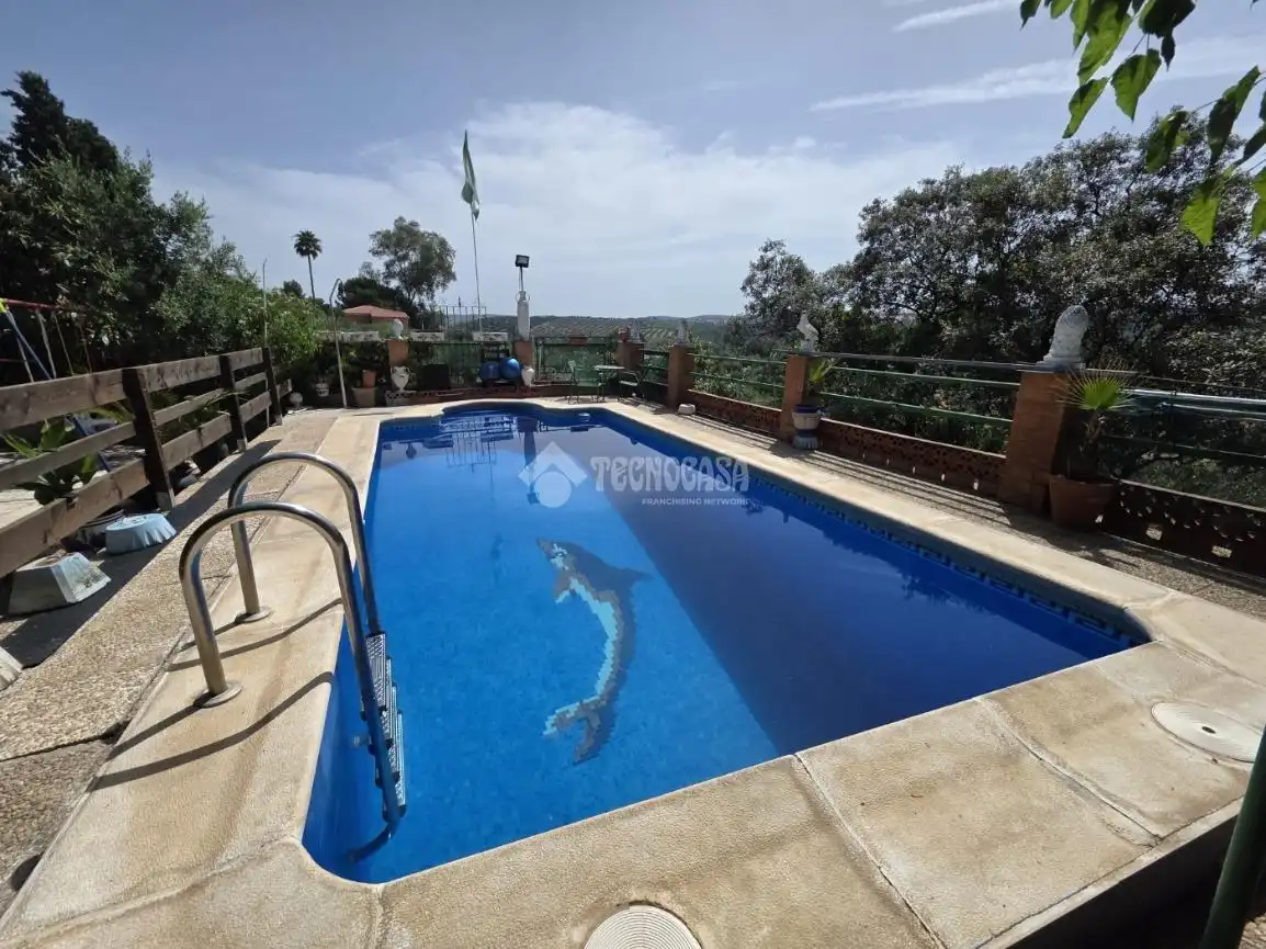 Schwimmbecken von Country house zum Verkauf in Guarromán mit Klimaanlage, Heizung und Schwimmbad
