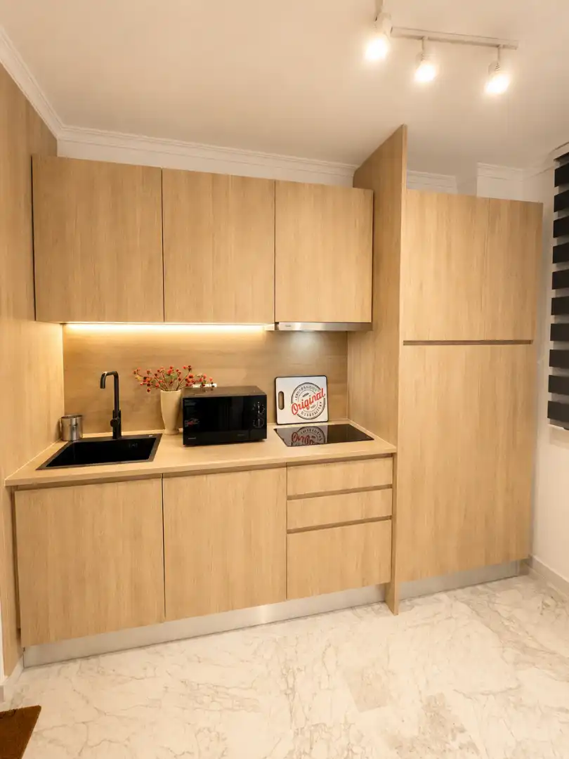 Kitchen of Study for share in Sevilla  with Air Conditioner, Heating and Furnished