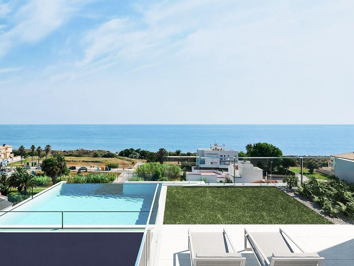 Swimming pool of Attic for sale in Oliva  with Heating, Terrace and Swimming Pool