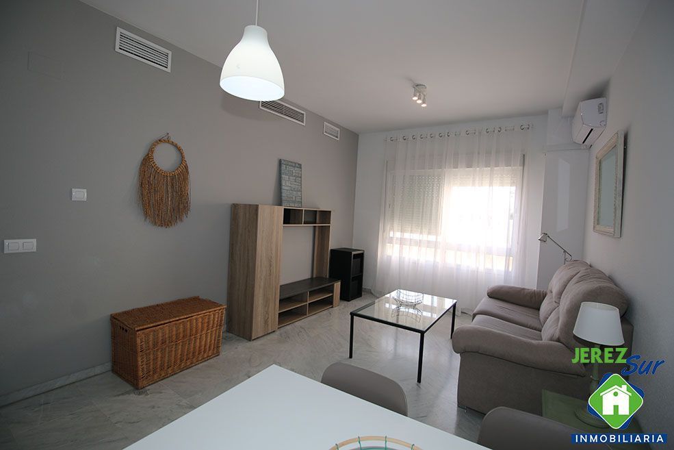 Living room of Flat for rent in Jerez de la Frontera  with Air Conditioner and Furnished