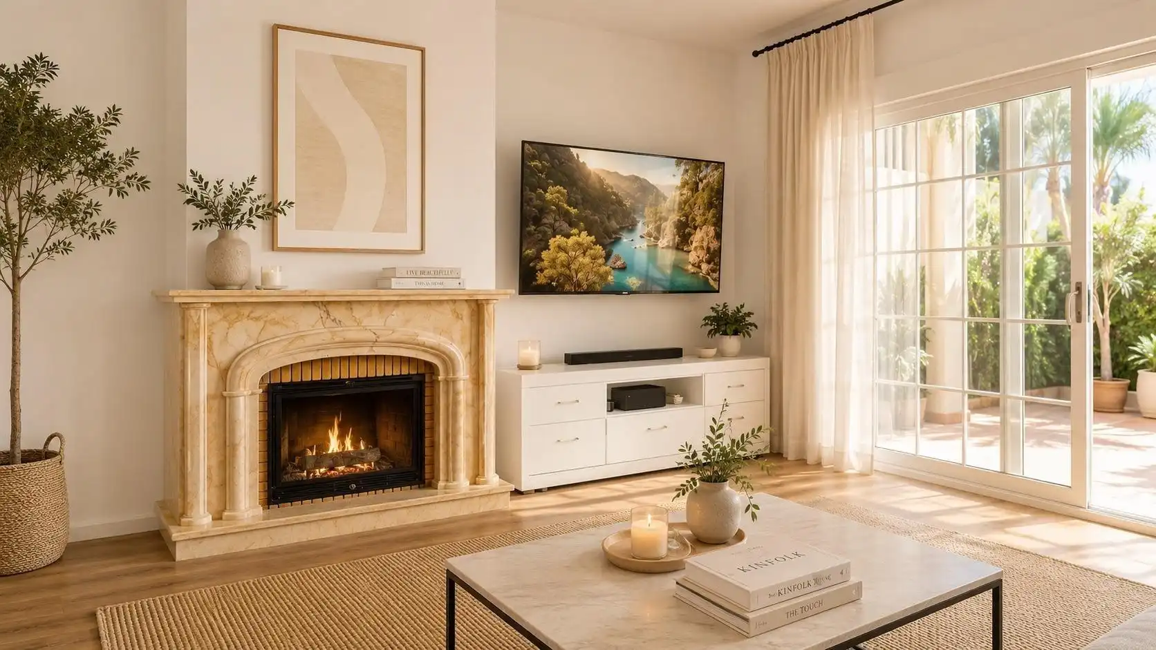 Sala de estar de Casa o chalet en venta en Vícar con Aire acondicionado, Calefacción y Jardín privado