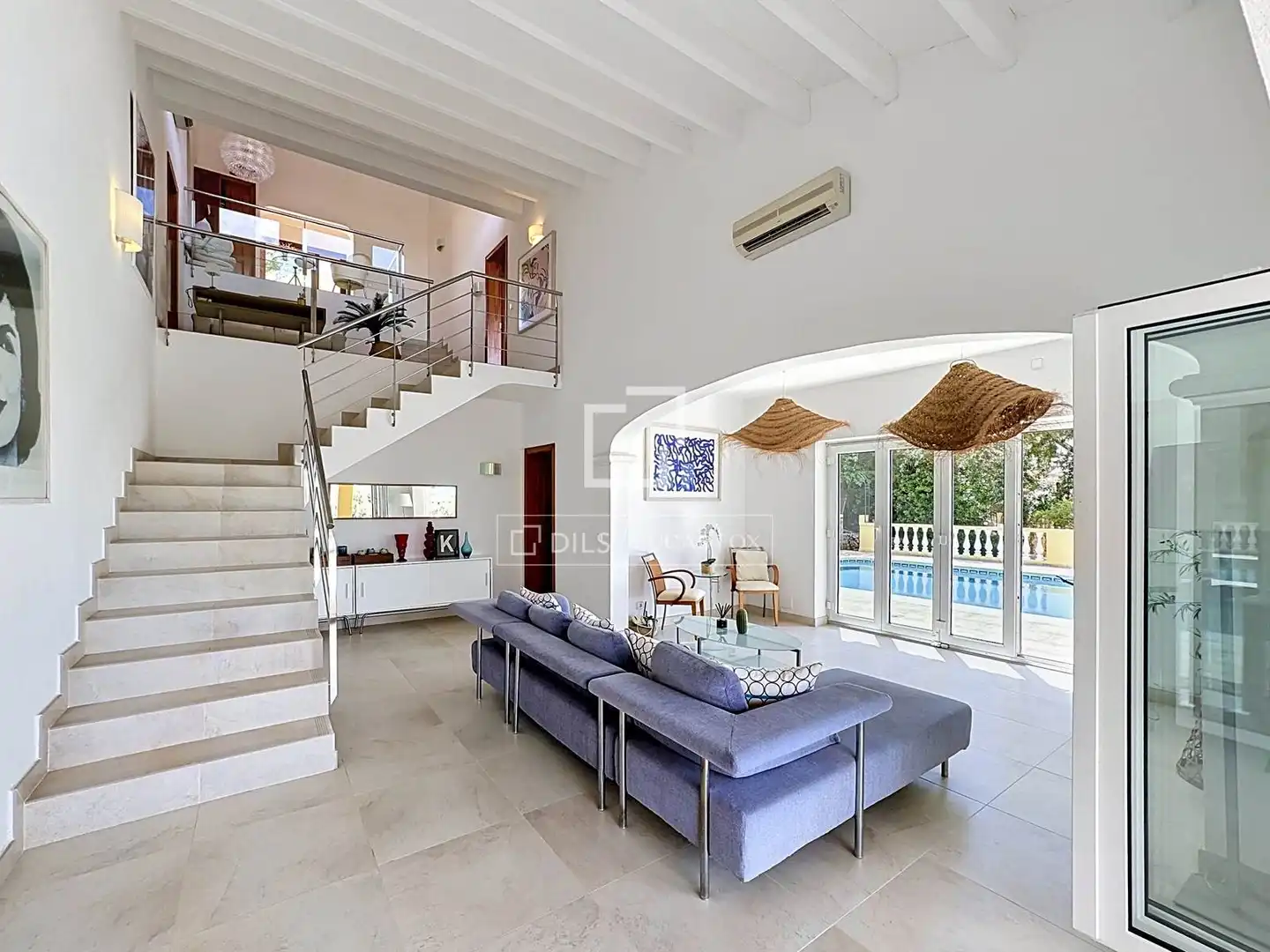 Sala d'estar de Casa o xalet en venda en Alaior amb Aire condicionat, Calefacció i Jardí privat