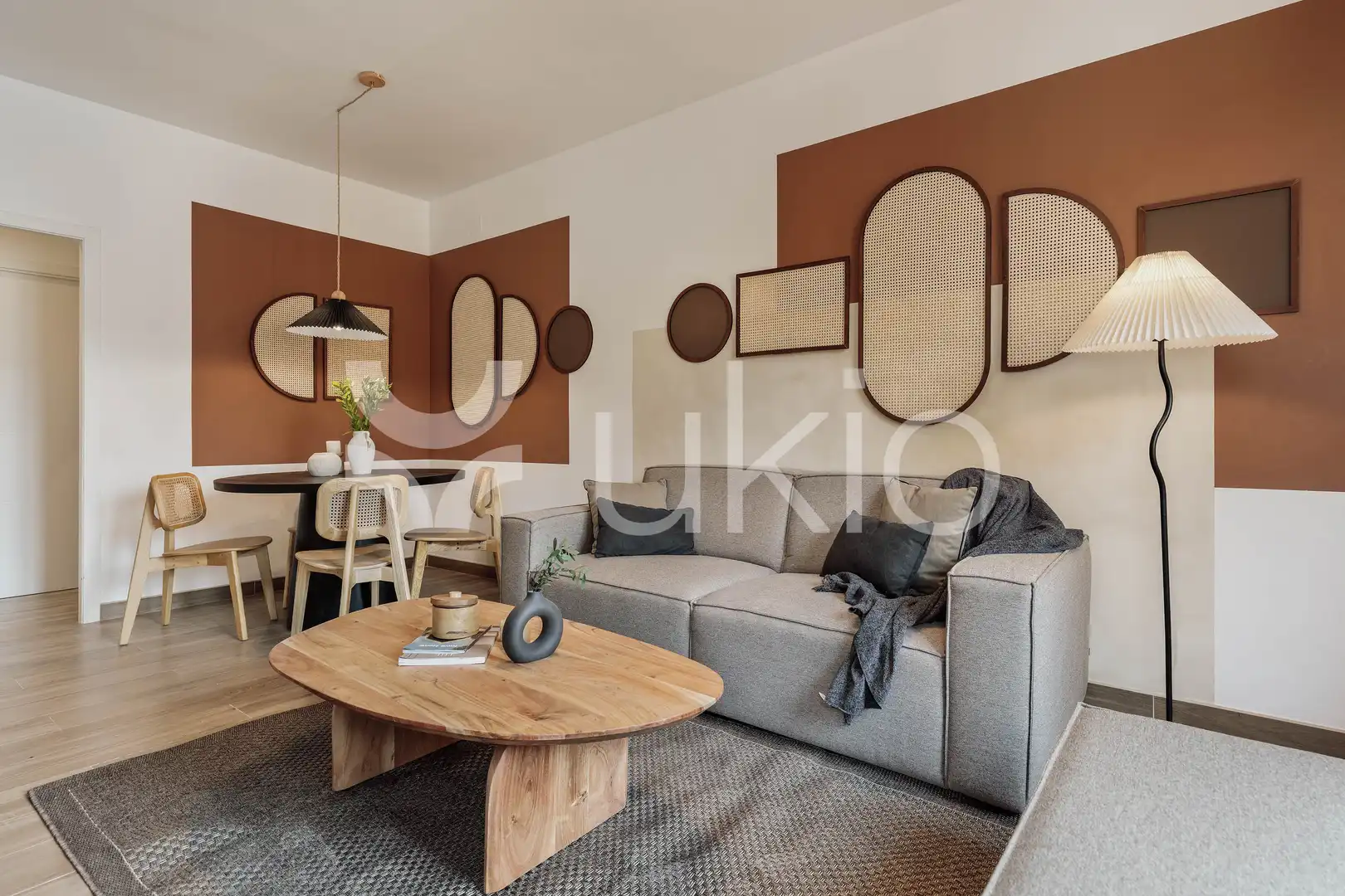 Sala d'estar de Apartament de lloguer en Barcelona amb Aire condicionat, Calefacció i Terrassa