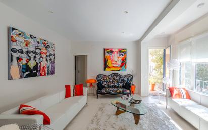 Wohnzimmer von Wohnung zum verkauf in  Barcelona Capital mit Klimaanlage und Terrasse