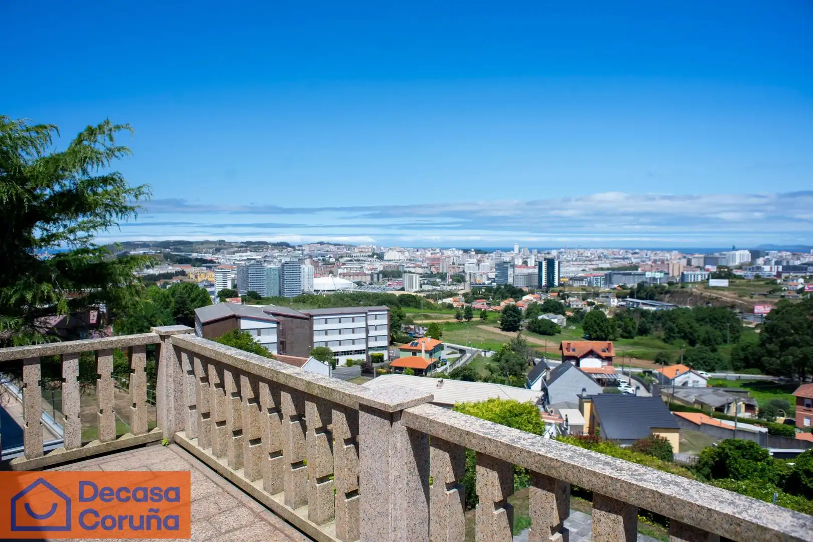 Exterior view of Houses for sale in A Coruña Capital   with Heating, Private garden and Terrace