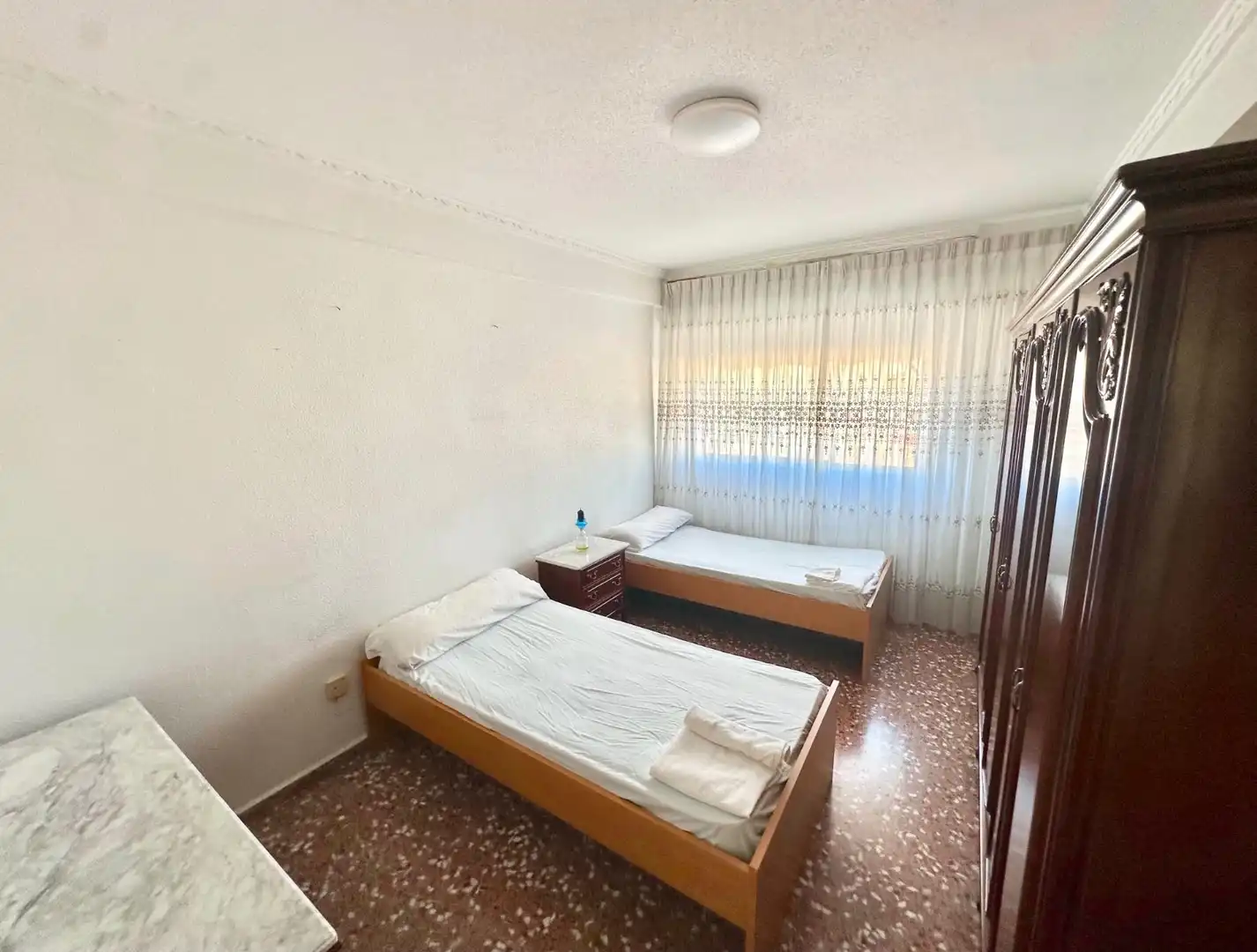Dormitori de Apartament de lloguer en Cartagena amb Aire condicionat, Moblat i Rentadora