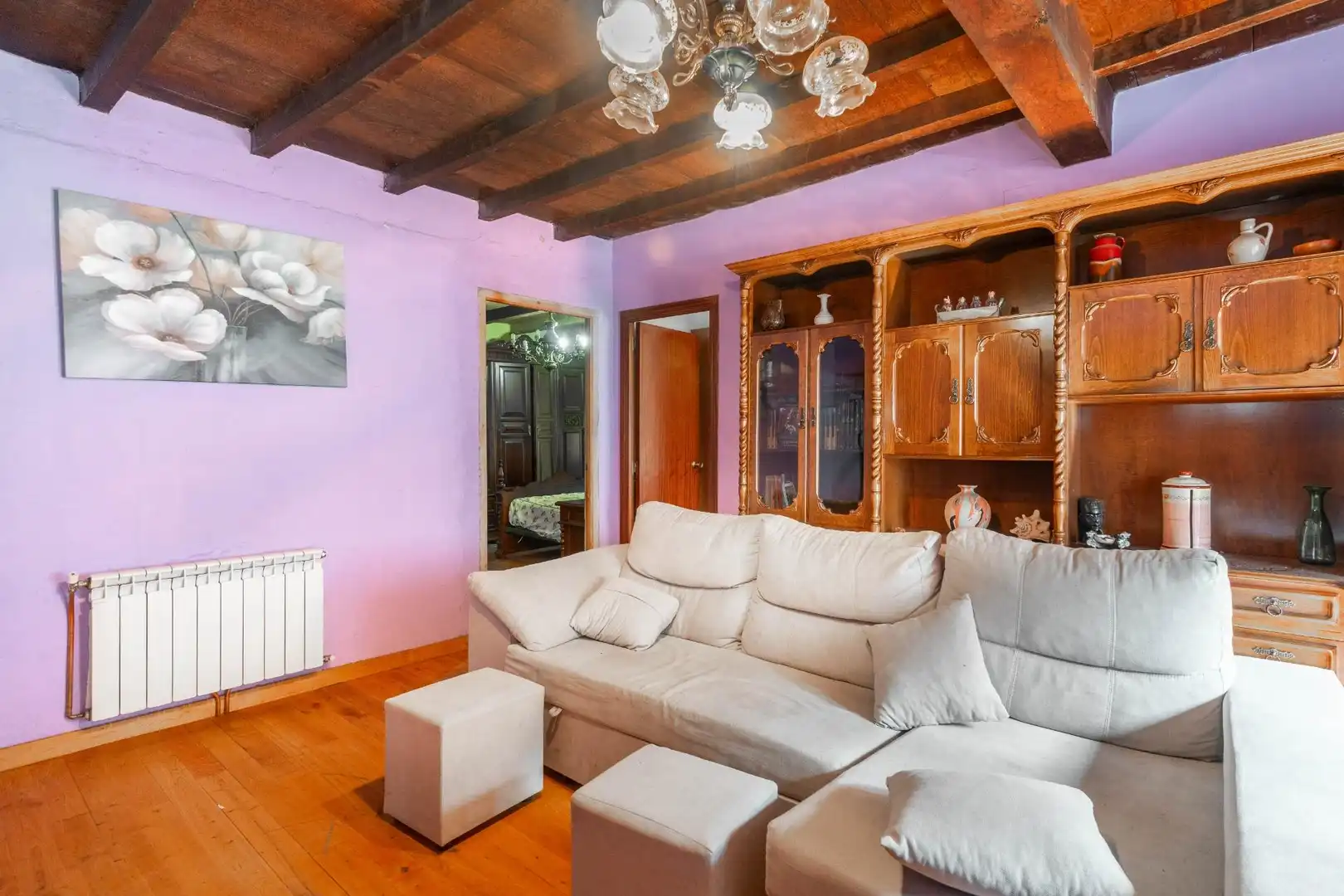 Sala d'estar de Casa o xalet en venda en Cangas del Narcea amb Calefacció, Jardí privat i Terrassa