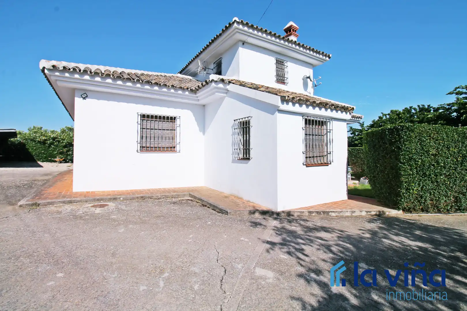 Vista exterior de Casa o chalet en venta en Villanueva de Tapia con Aire acondicionado, Jardín privado y Trastero