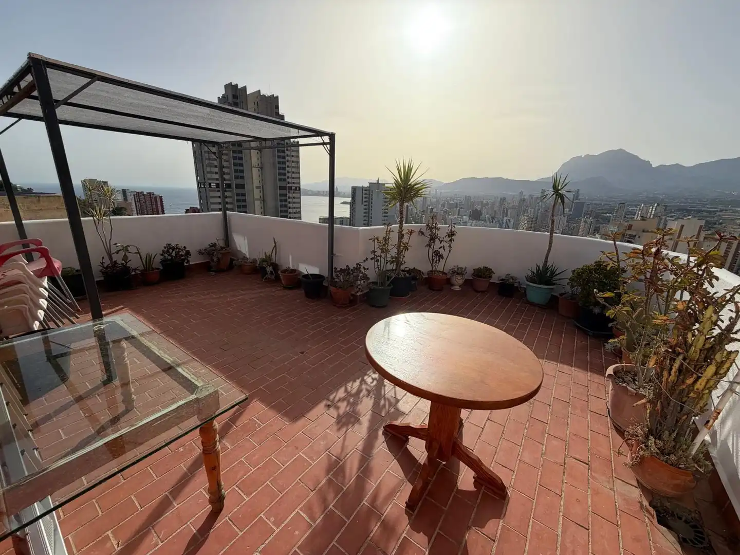 Terraza de Ático en venta en Benidorm con Aire acondicionado, Jardín privado y Terraza