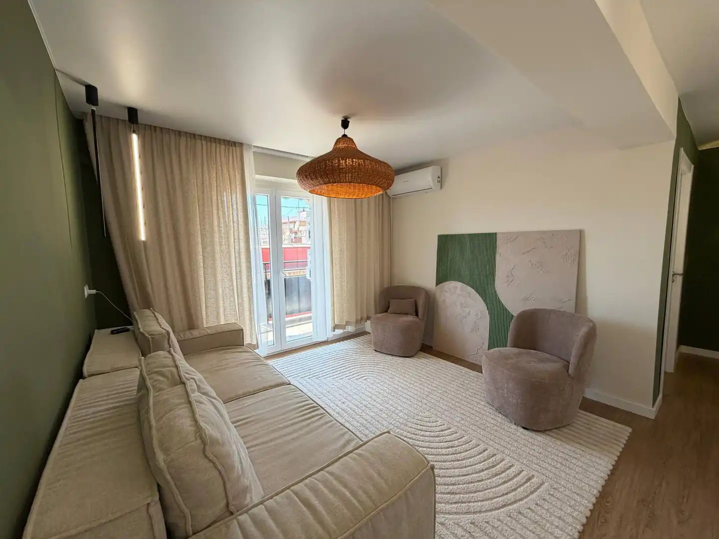Sala de estar de Piso en venta en Gandia con Aire acondicionado, Amueblado y TV