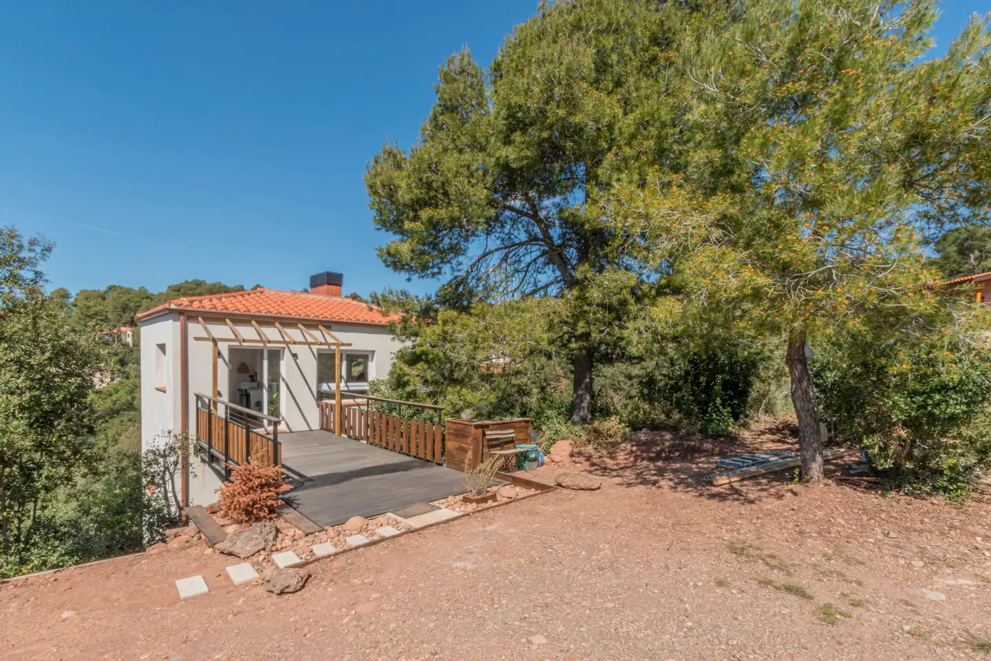 Vista exterior de Casa o xalet en venda en Vacarisses amb Calefacció, Forn i Alarma