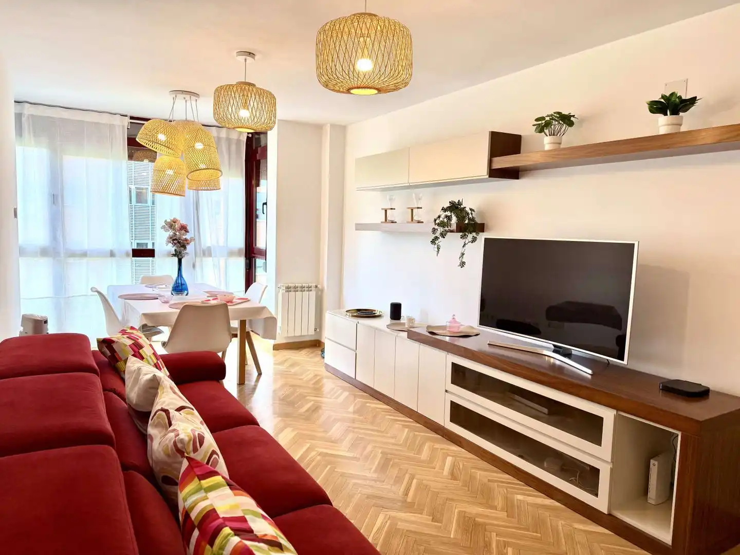 Sala d'estar de Apartament per a compartir en  Madrid Capital amb Aire condicionat, Calefacció i Terrassa