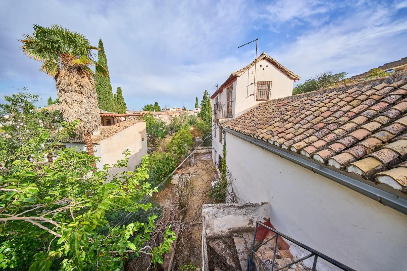 Vista exterior de Casa o chalet en venta en Granada con Jardín privado, Terraza y Piscina