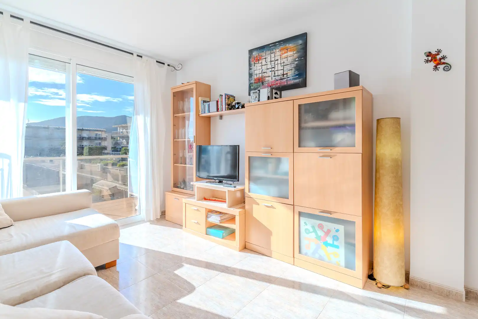 Sala de estar de Piso en venta en Alcanar con Aire acondicionado, Calefacción y Terraza