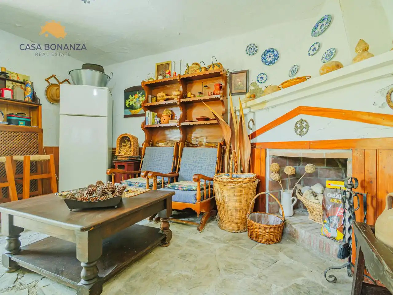 Sala de estar de Finca rústica en venta en Jete con Aire acondicionado, Jardín privado y Terraza