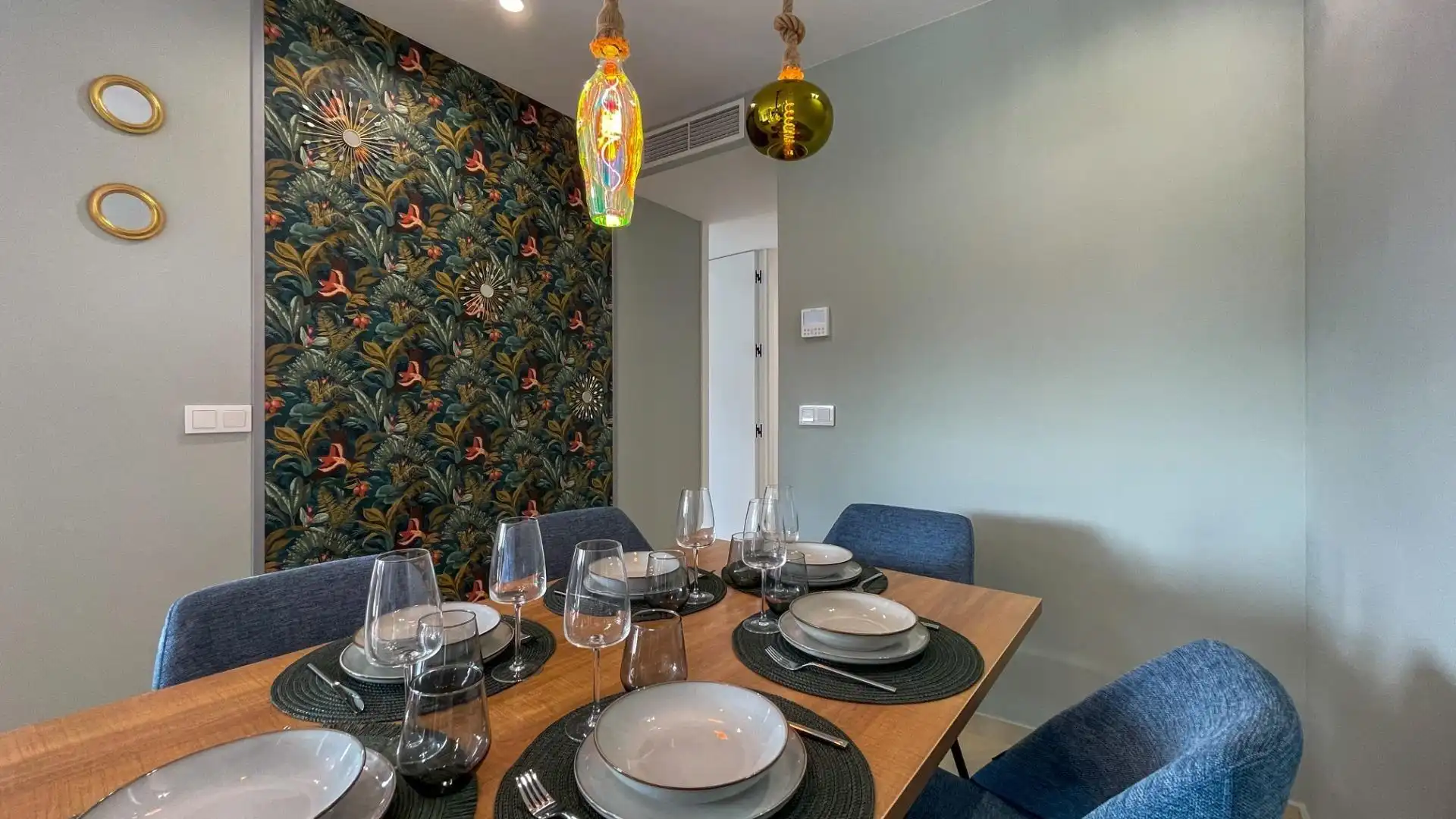 Dining room of Houses for rent in Finestrat  with Air Conditioner, Heating and Private garden
