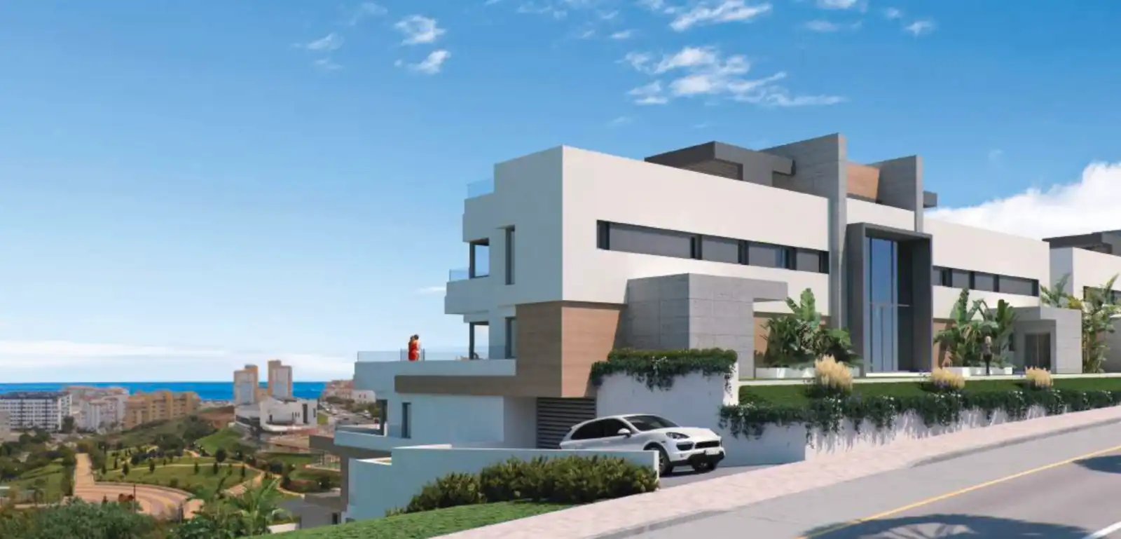 Vista exterior de Apartamento de alquiler en Estepona con Aire acondicionado, Calefacción y Terraza