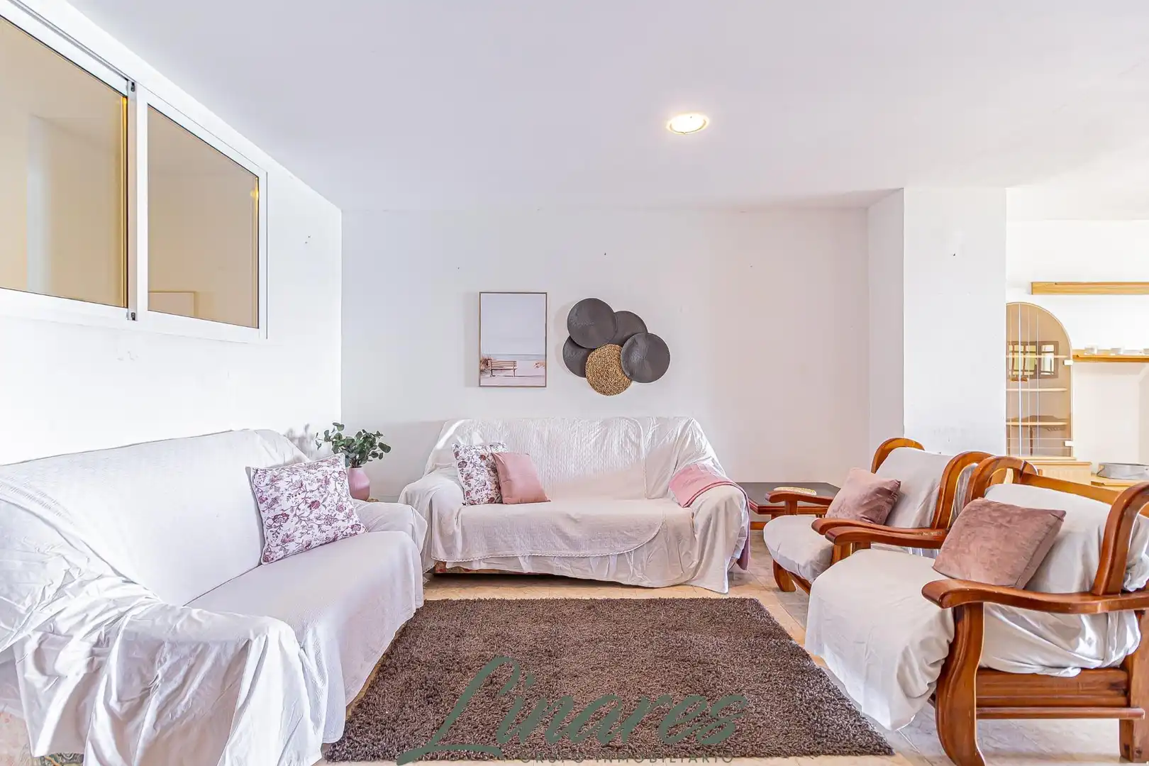 Sala de estar de Casa o chalet en venta en La Manga del Mar Menor con Terraza, Amueblado y Piscina comunitaria