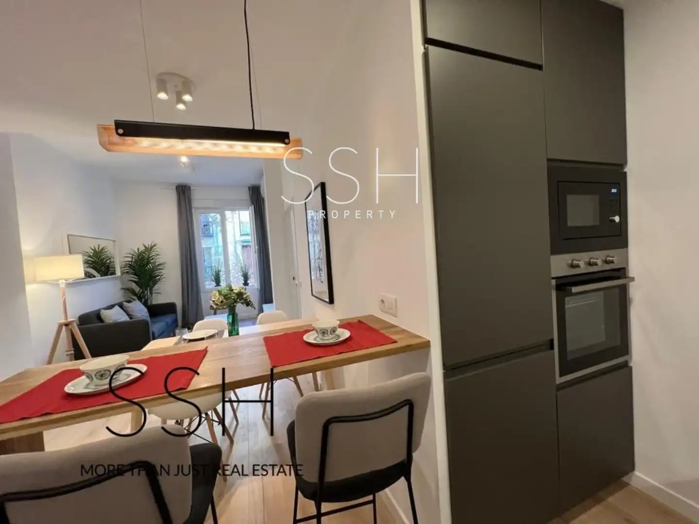 Kitchen of Flat for rent in Madrid  with Air Conditioner, Heating and Furnished