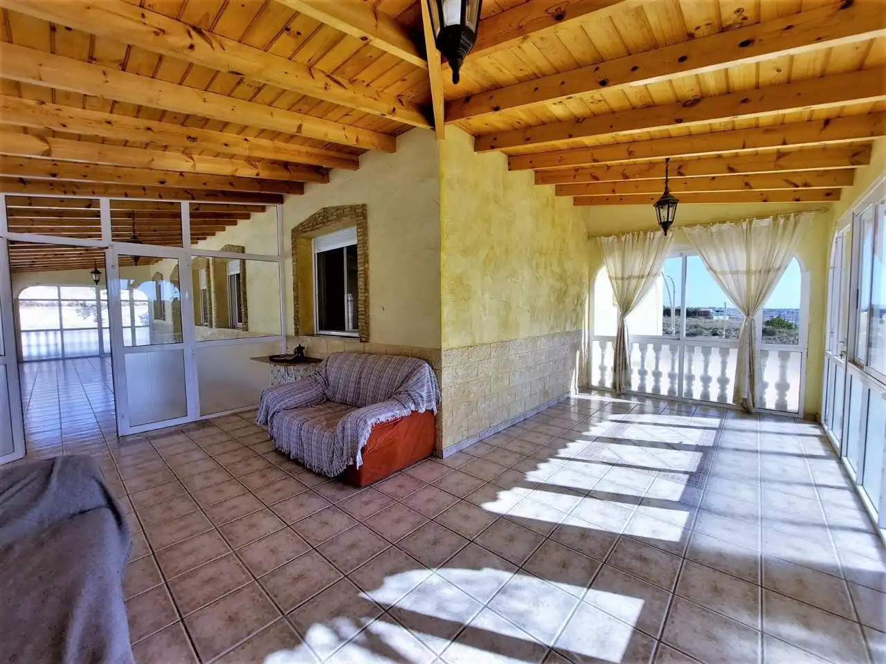 Terrasse von Wohnung zum Verkauf in Elche / Elx mit Privatgarten, Schwimmbad und Möbliert