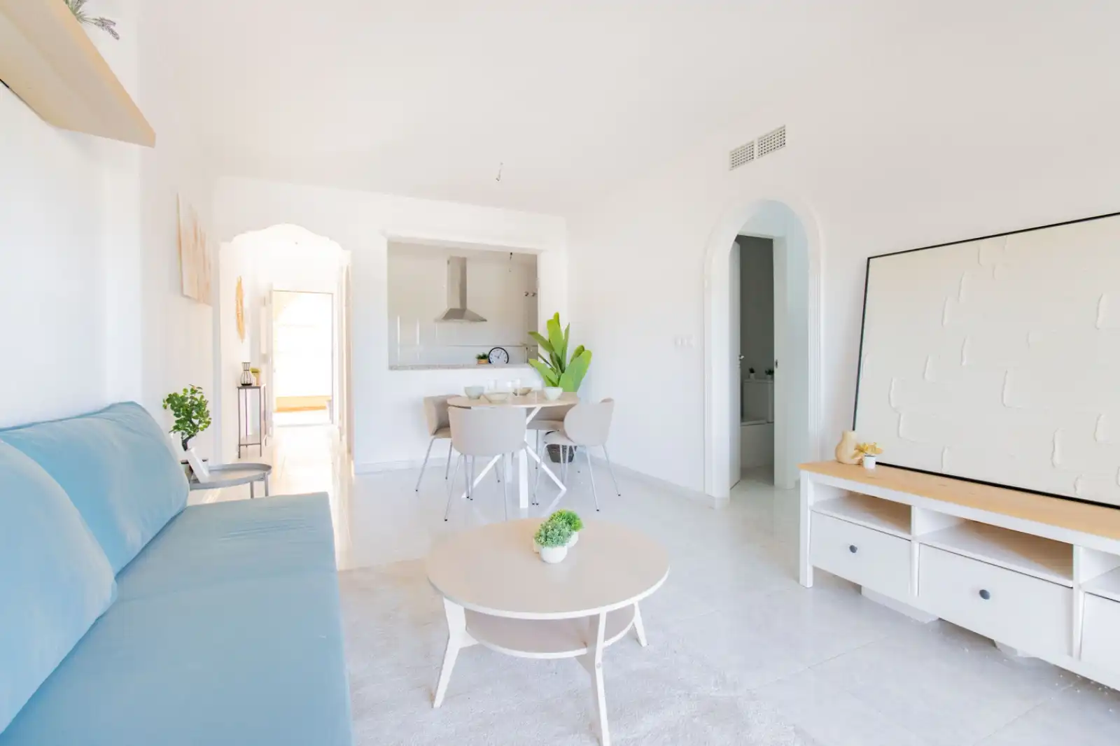Wohnzimmer von Wohnung zur Miete in Algorfa mit Terrasse und Möbliert
