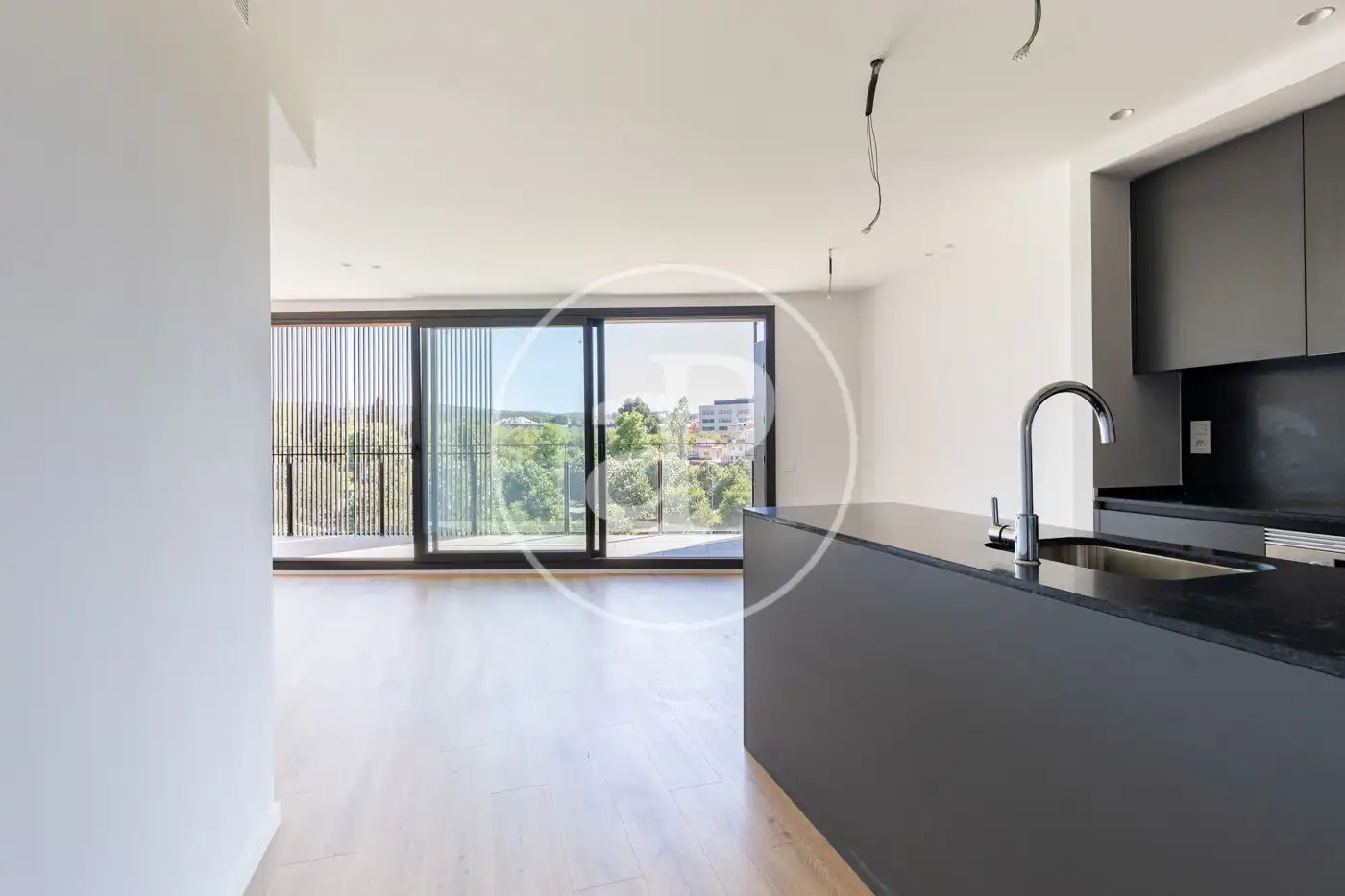 Küche von Wohnung zum Verkauf in Sant Cugat del Vallès mit Klimaanlage, Heizung und Balkon