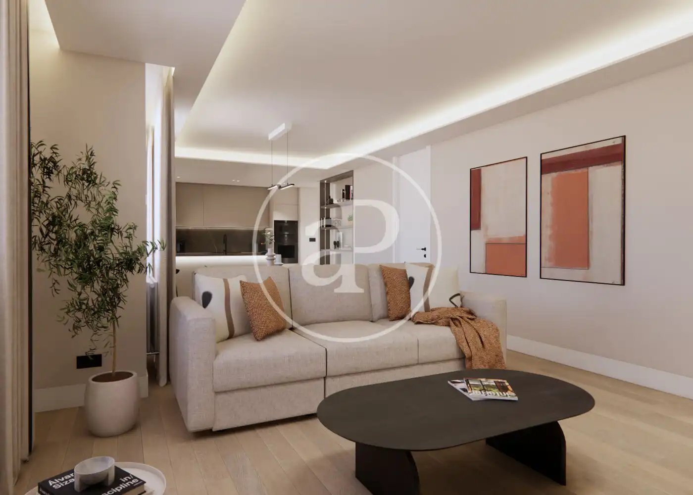 Sala de estar de Piso en venta en Madrid con Aire acondicionado, Calefacción y Terraza