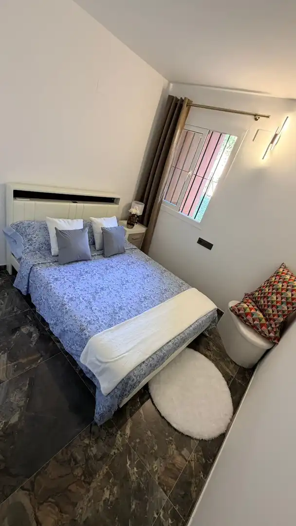 Bedroom of Apartments for rent in Marbella  with Air Conditioner, Heating and Private garden