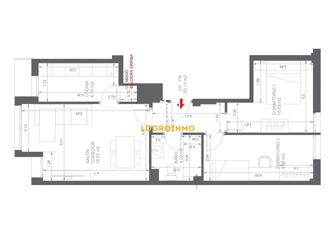 Pis en venda en Alberite amb Aire condicionat, Calefacció i Parquet