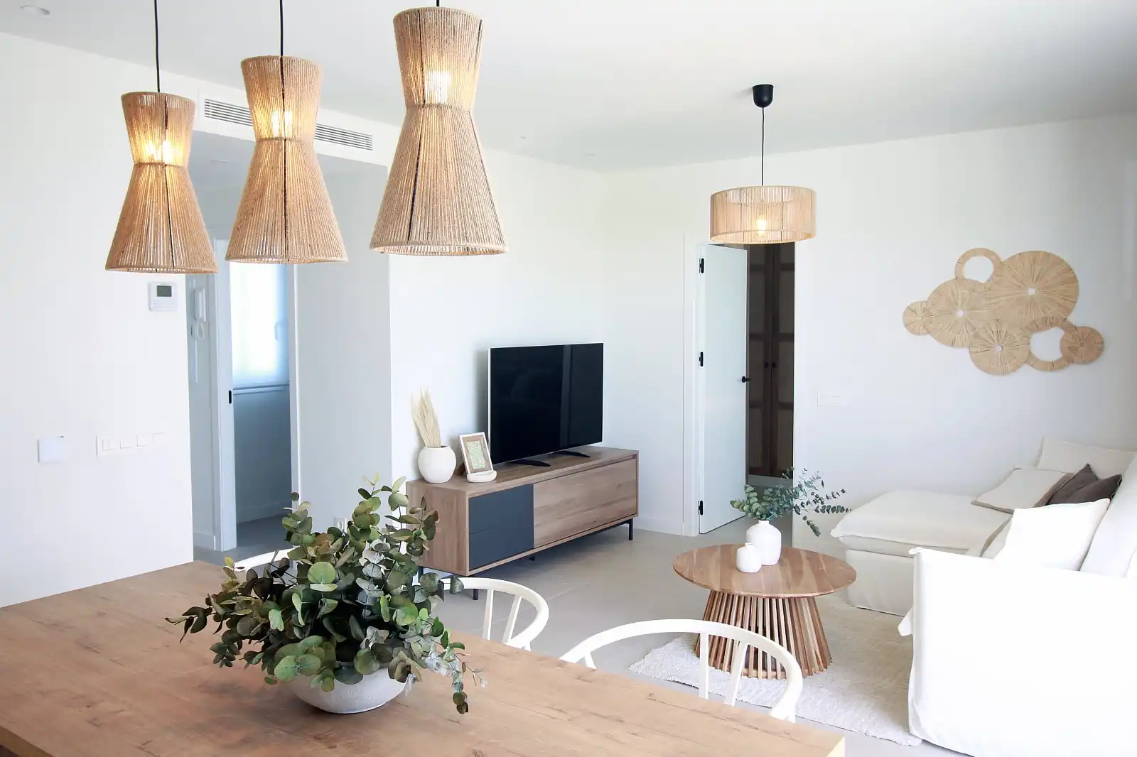 Sala de estar de Apartamento en venta en Pilar de la Horadada con Aire acondicionado, Jardín privado y Terraza