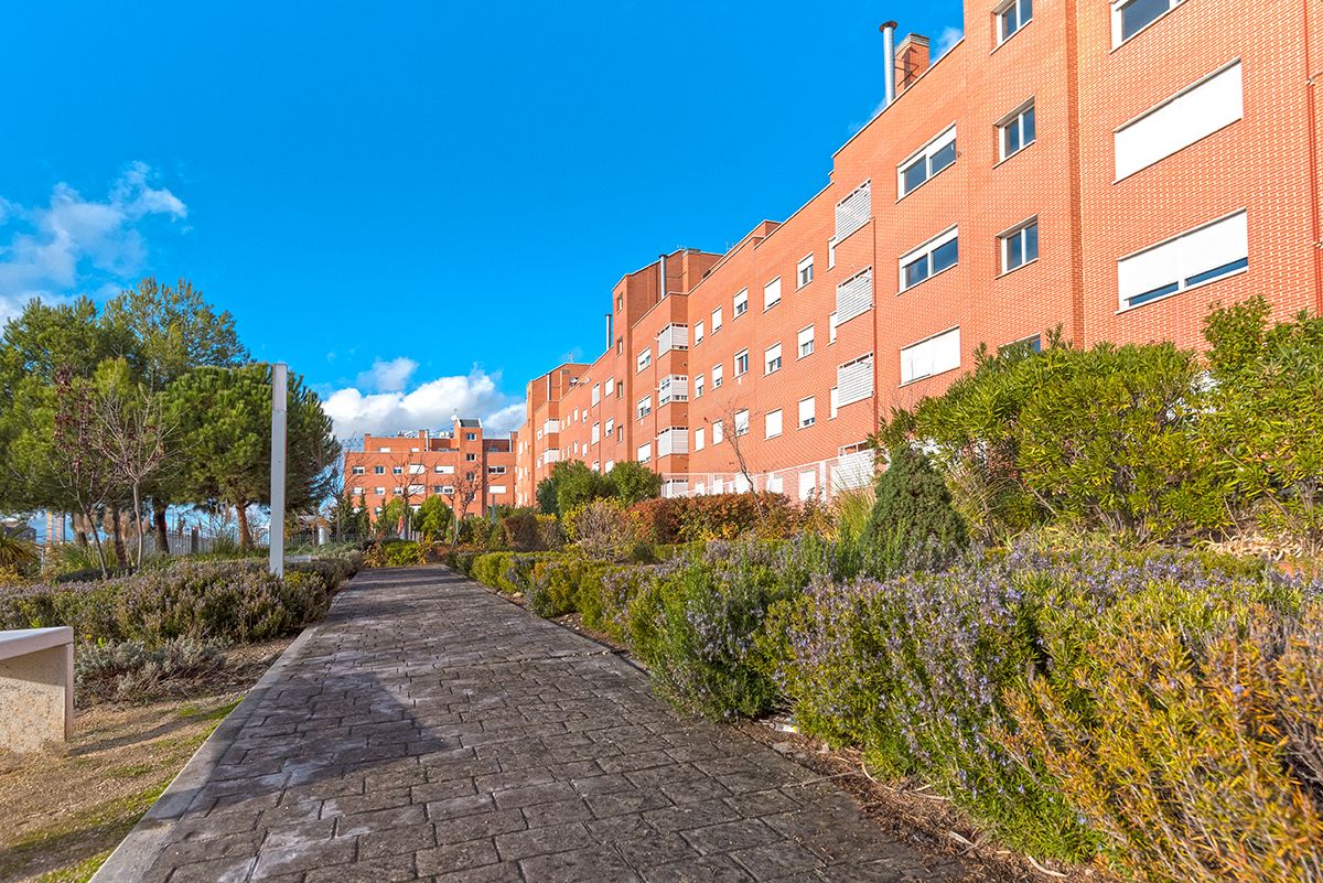 Vista exterior de Piso en venta en Rivas-Vaciamadrid con Piscina comunitaria