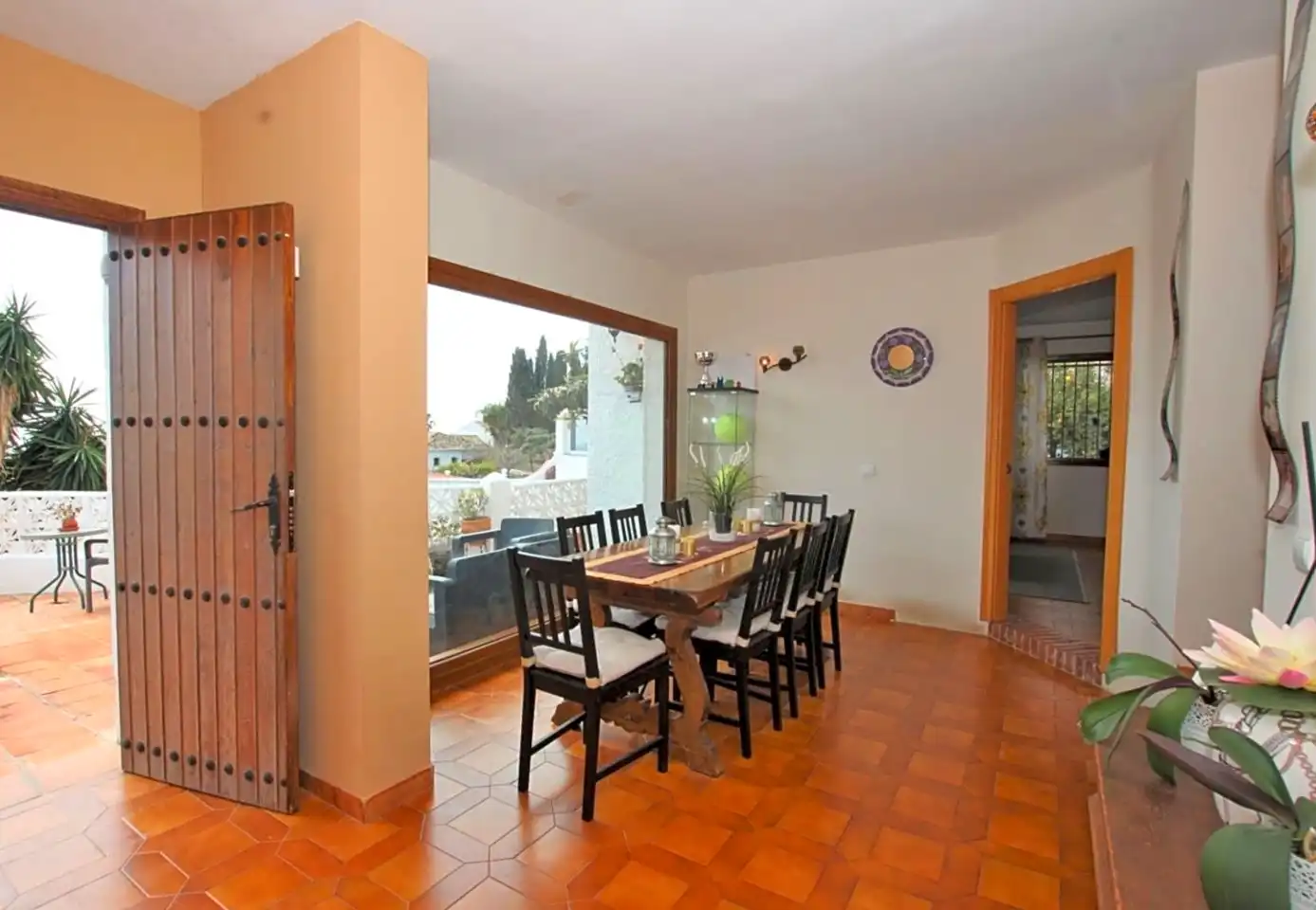 Comedor de Casa o chalet en venta en Benalmádena con Aire acondicionado, Jardín privado y Terraza