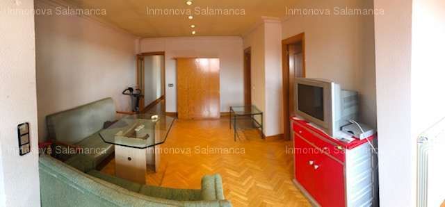Living room of Attic to rent in Salamanca Capital  with Heating, Terrace and Furnished