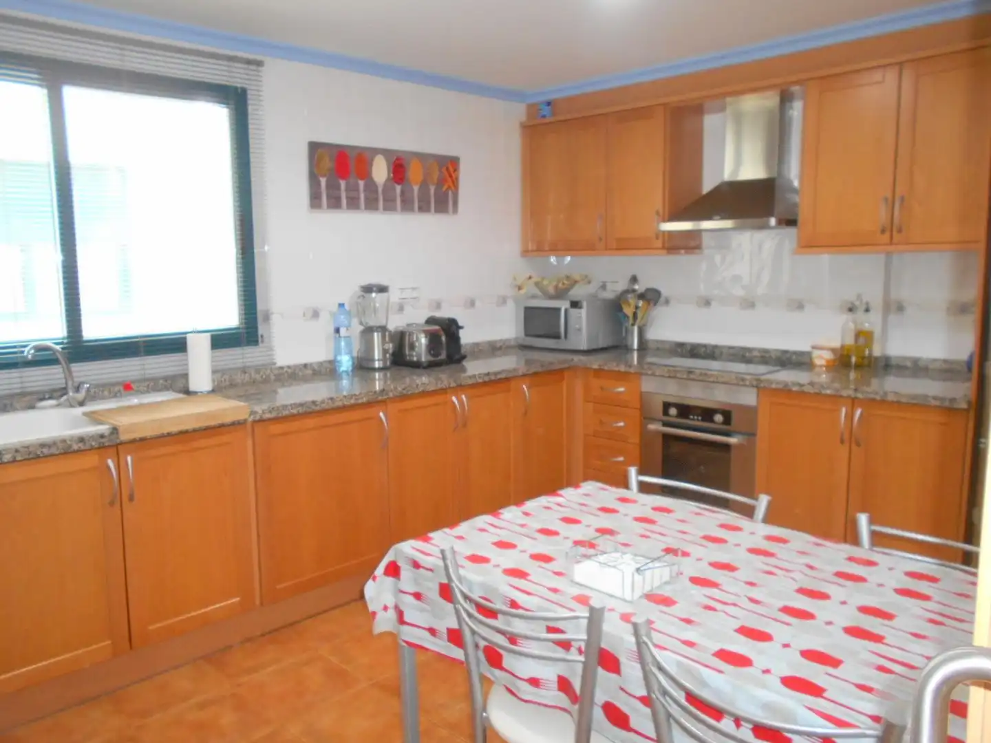 Cocina de Piso de alquiler en Oliva con Aire acondicionado, Amueblado y Balcón