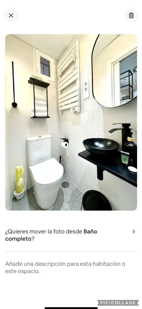 Badezimmer von Wohnung zur Miete in Madrid mit Klimaanlage, Heizung und Möbliert