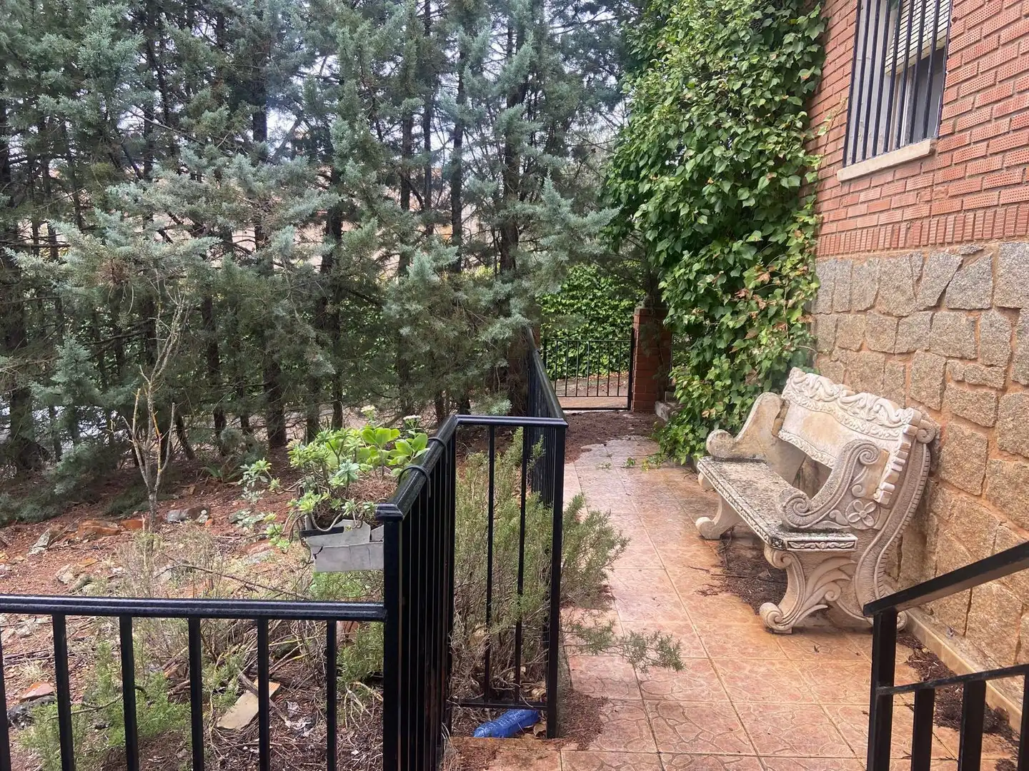 Terrassa de Casa o xalet en venda en Piedrabuena amb Aire condicionat, Calefacció i Jardí privat